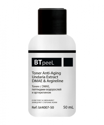 BTpeel - Тоник с DMAE, пептидами водорослей и аргирелином, 50 мл.
